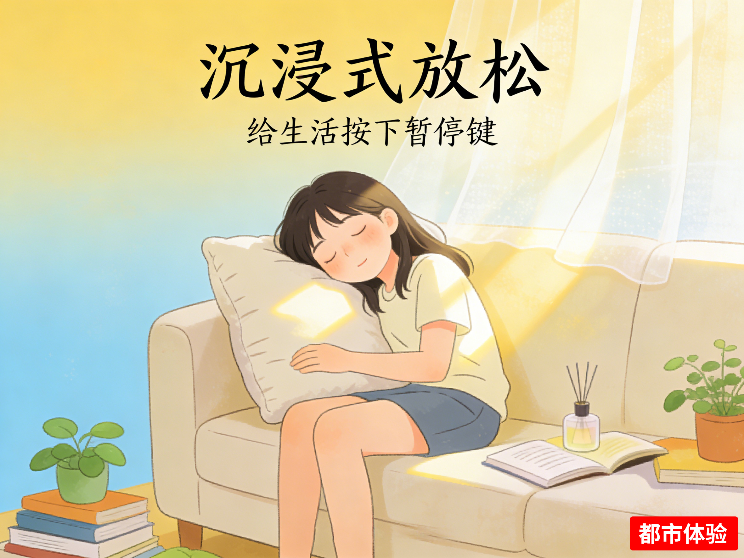 保健按摩缓解疲劳身体放松心情才会好
